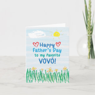 Carte fête des pères Vovô