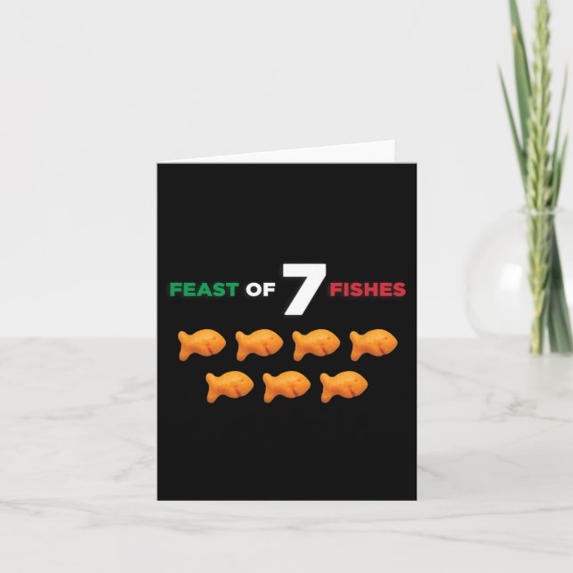 Carte Fête des sept poissons (Devant)