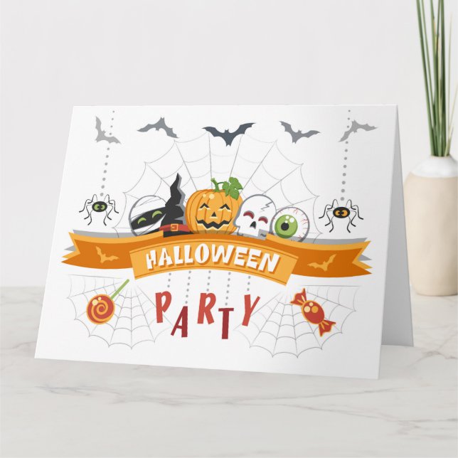 Carte Fête d'Halloween (Devant)