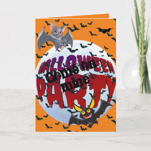 Carte Fête d'Halloween