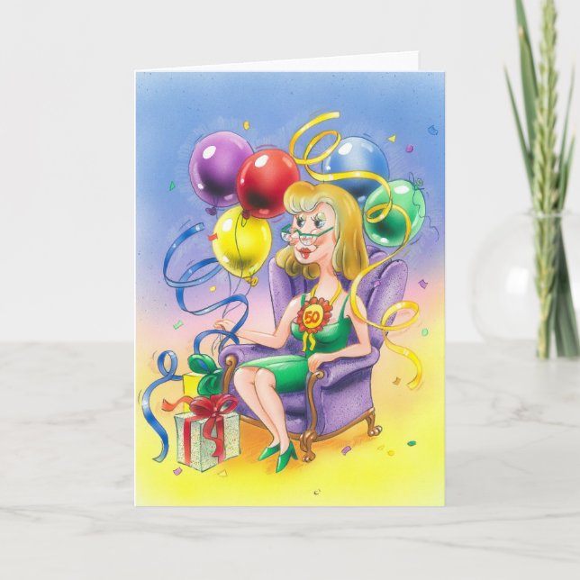 Carte fête du 50e anniversaireUn autre beau anniversaire (Devant)