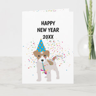 Carte Fête du chien - Animaux Vacances Nouvel An
