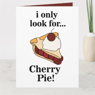 Carte Fête du gâteau aux cerises