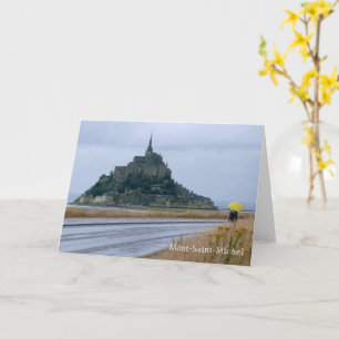 Carte Fête du Mont-Saint-Michel, Normandie, France -