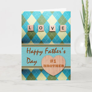 Carte Fête du Père de l’Amour pour le Frère #1