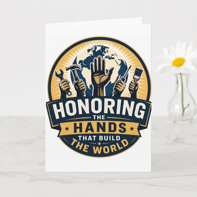 Carte Fête du Travail  (Petite plante)