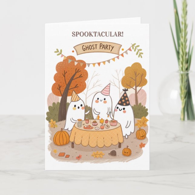 Carte Fête Fantôme Spectaculaire  (Devant)