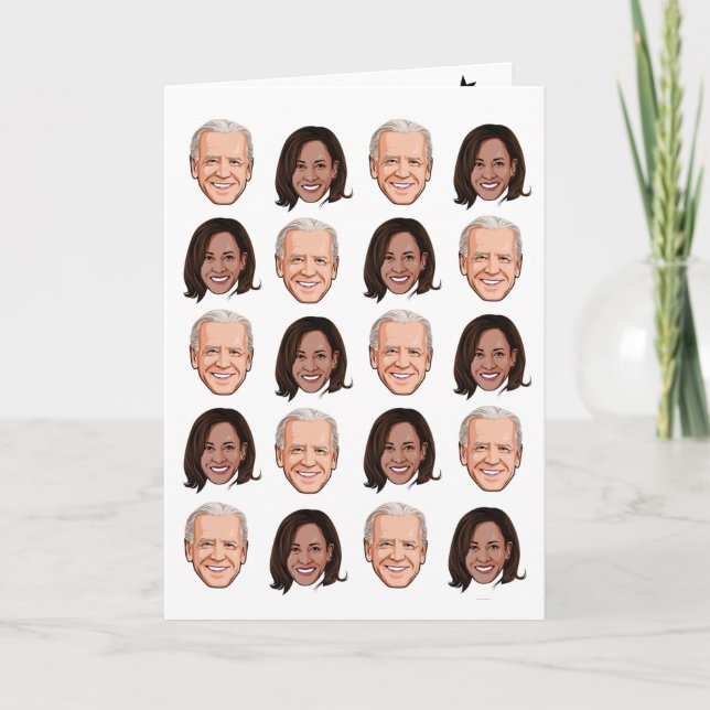 Carte Fête Joe & Kamala (Devant)