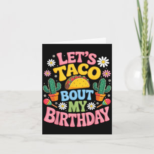 Carte Fête mexicaine cinco de mayo, parlons taco