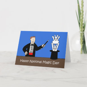 Carte Fête nationale de la magie 31 octobre
