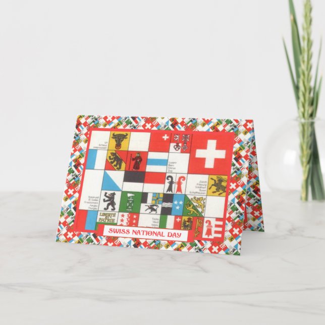 Carte Fête nationale suisse (Devant)