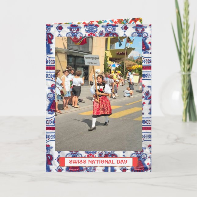 Carte Fête nationale suisse (Devant)