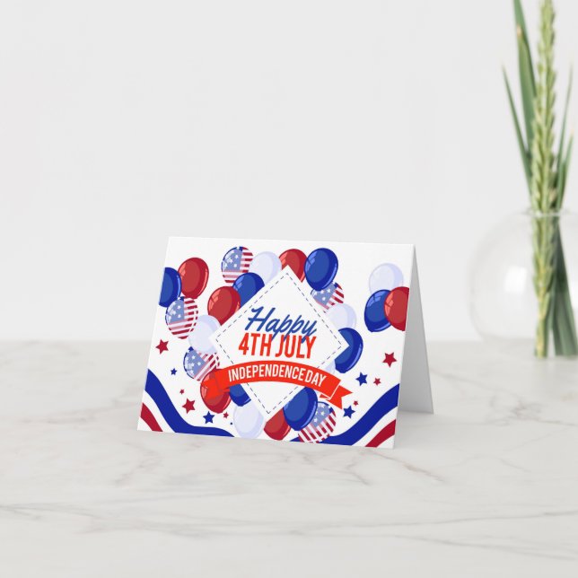 Carte Fête patriotique (Devant)
