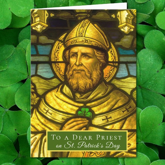 Carte Fête religieuse catholique de la Saint-Patrick Sha (Créateur téléchargé)