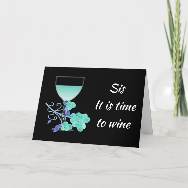 CARTE FÊTER AVEC VOUS & CÉLÉBRER L'ANNIVERSAIRE DE MA ** (Devant)