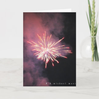 Carte Feu d'artifice