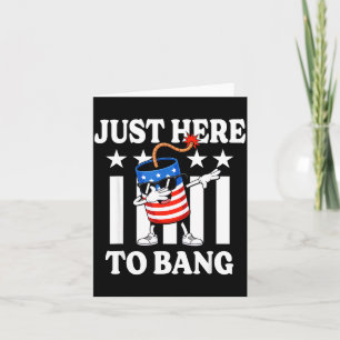 Carte Feu d'artifice de dabbing du 4 juillet patriotique