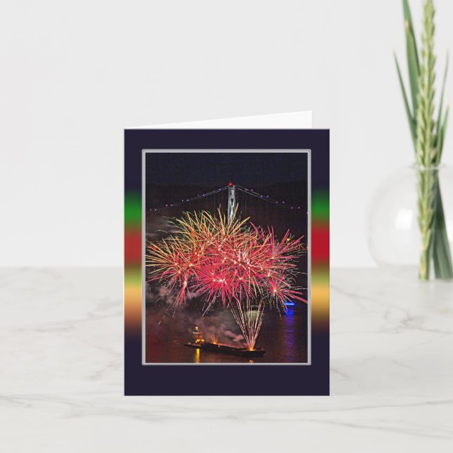 Carte Feu d'artifice du 4 juillet (Devant)