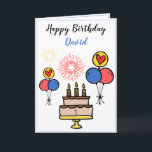 Carte Feu d'artifice simple blanc Grandson 1er anniversa<br><div class="desc">Cute Simple Fireworks White Grandson 1er Anniversaire, ce design s'adresse à tous ceux qui recherchent quelque chose de gentil pour un petit garçon à son 1er anniversaire. Si vous cherchez des invitations pour 1er anniversaire, surtout pour votre petit-fils, celle-ci est parfaitement ce dont vous avez besoin. Le design est composé...</div>