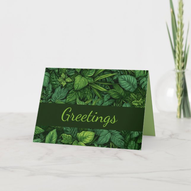Carte Feuillage mixte (Devant)