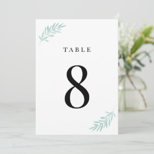 Carte Feuille d'aquarelle verte