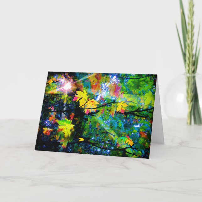 Carte Feuille de septembre (Devant)