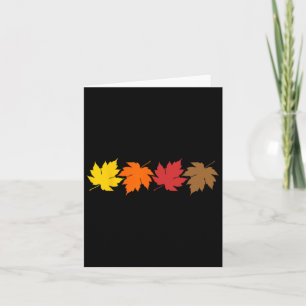 Carte Feuilles Automatiques Et Octobre Automne