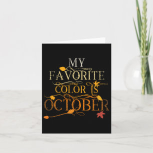 Carte Feuilles D'automne Feuillage Oct Ma Couleur Préfér