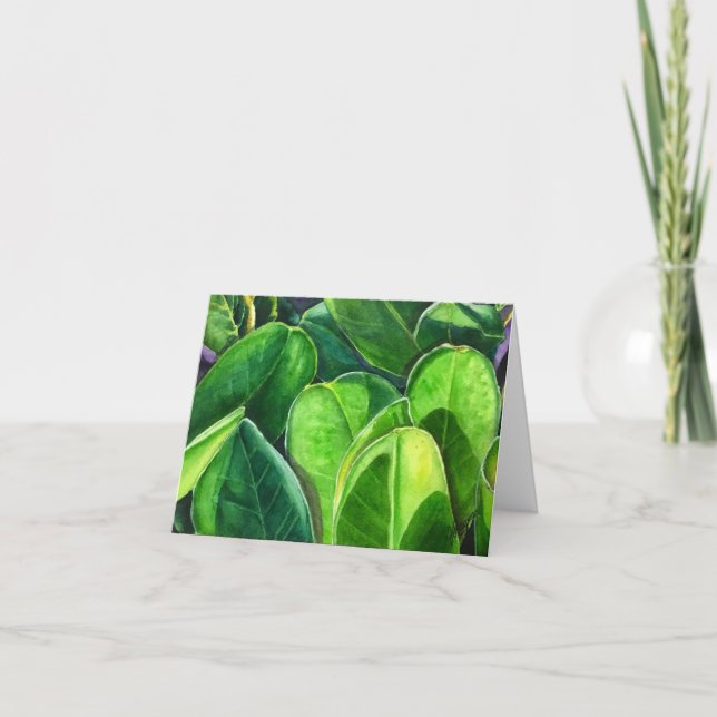 Carte Feuilles verts (Devant)