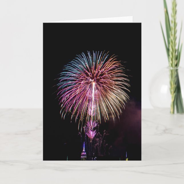 Carte Feux d'artifice (Devant)