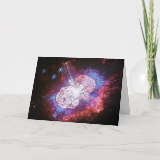 Carte Feux d'artifice de système d'étoile binaire d'Eta (Devant)