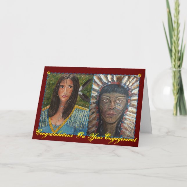 Carte Fiançailles (Devant)