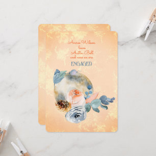 Carte Fiançailles sur la lune pour qu'on s'engage