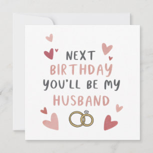 Carte Fiance Anniversaire