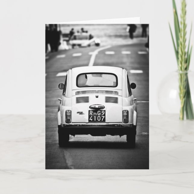 Carte Fiat 500 Rome (Devant)