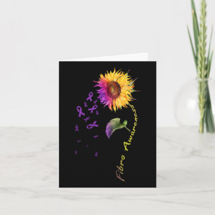 Carte Fibro de tournesol de sensibilisation