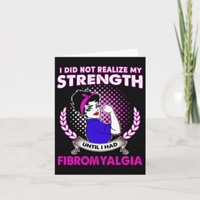 Carte Fibromyalgie Force de combat Fibromyalgie (Devant)