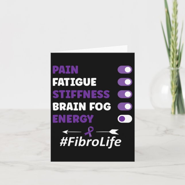 Carte Fibromyalgie Sensibilisation à la fibromyalgie (Devant)