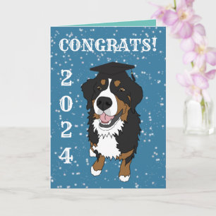 Carte Fiche de diplôme Bernese Mountain Dog Card