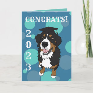Carte Fiche de diplôme Bernese Mountain Dog Card