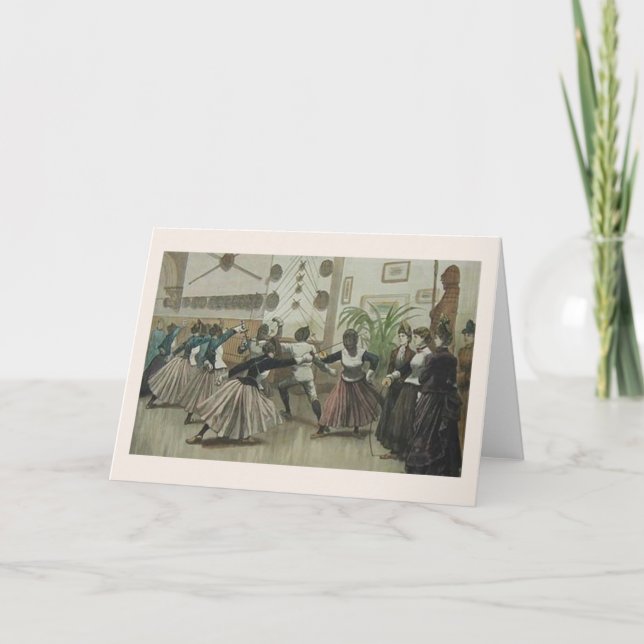 Carte Fiche de note de la classe de clôture pour femmes  (Devant)