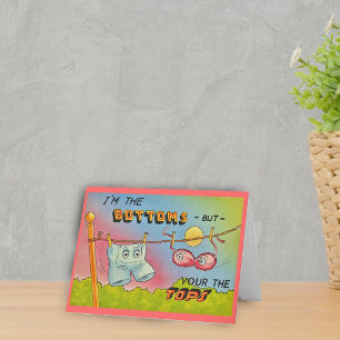 Carte Fiche de notes sur les vêtements Vintages amusants