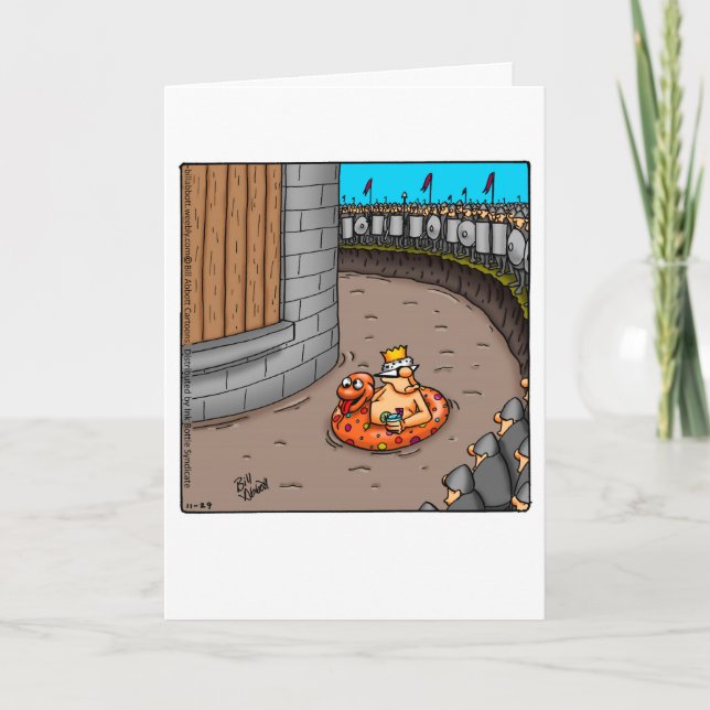 Carte Fiche de voeux de Humour de rassemblement amusant (Devant)