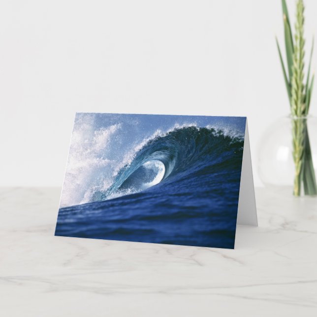 Carte Fidji, Tavarua, Cloudbreak. Une vague (Devant)