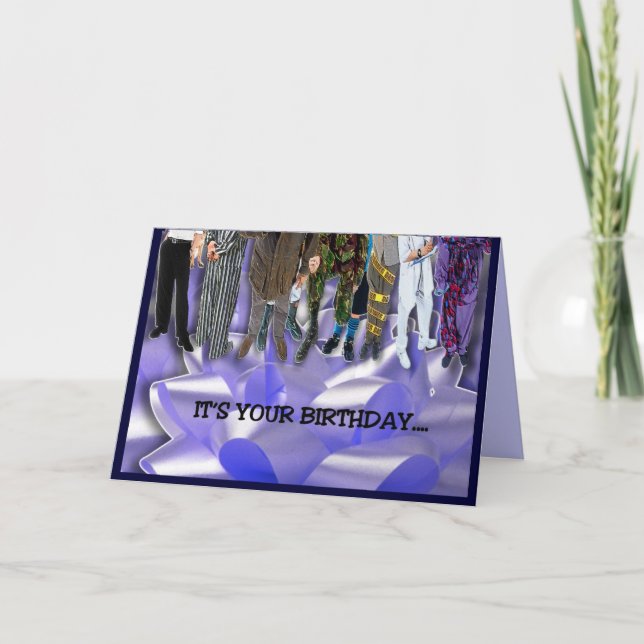 Carte Fiducie d'anniversaire (Devant)