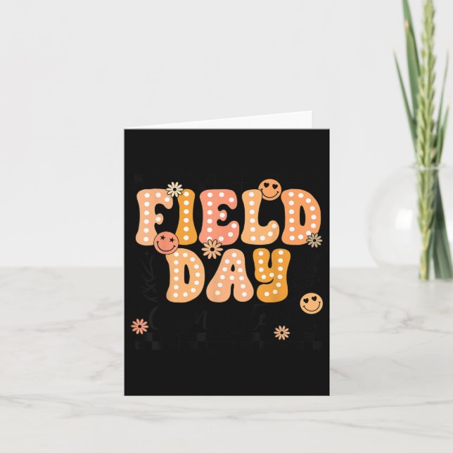 Carte Field Day Orange Team Field Trip Game Competition (Devant)