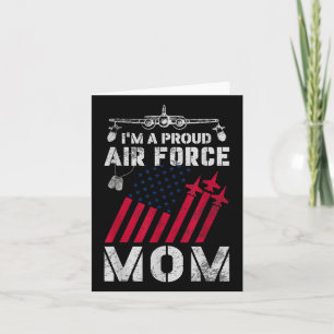 Carte Fier Armée de l'air Maman Militaire Us Force aérie