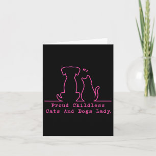 Carte Fier Chats Et Chiens Sans Enfants Femme Vintage