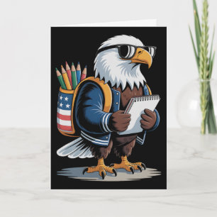 Carte Fier d'Amérique Futur Leader Aigle Drapeau États-U