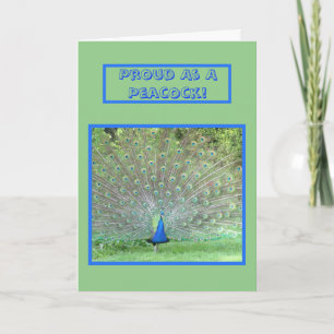 CARTE "FIER D'ÊTRE MON PÈRE EN TANT QUE PAPA"/PEACOCK PH